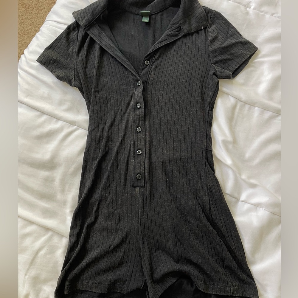 Wild Fable Ribbed Romper